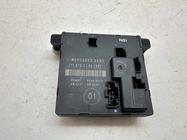 Door Control Module Rear Driver Side Mercedes-Benz E350 W211 2007 2118703385