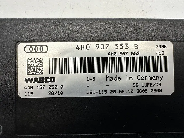 Air Suspension Control Module Audi A8 D4 2011 4H0907553B