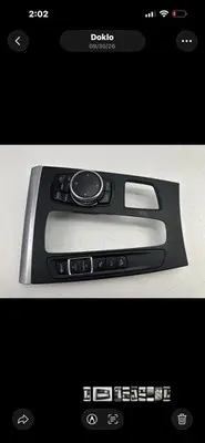 BMW X5 Center Console Panel Trim Cover W/Audio Control Switch OEM 6582935072303