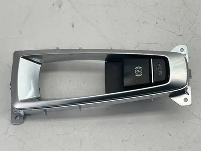 2016 BMW X5 (F15) ELectronic Parking Brake Switch W/ Chrome Trim 6822520
